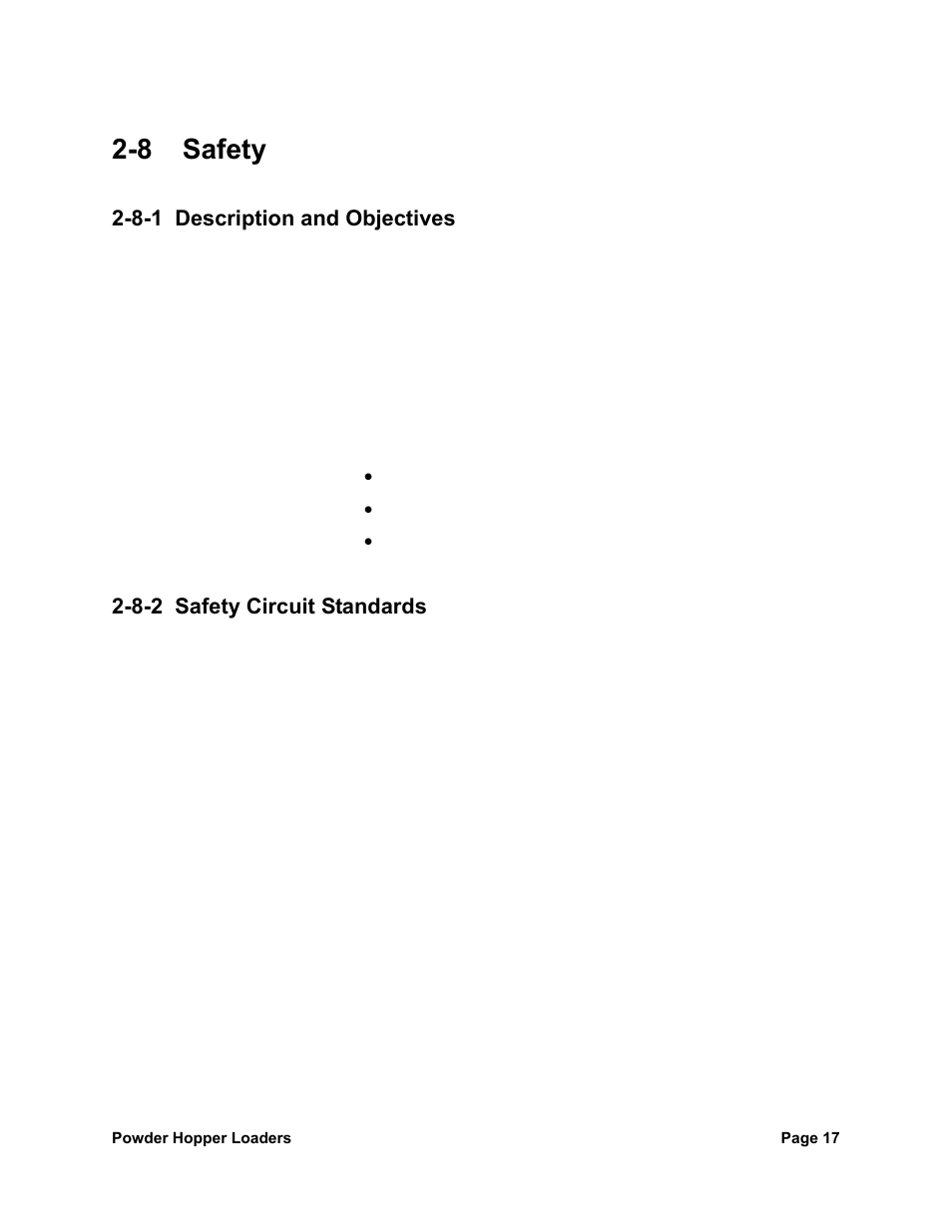 8 safety | Sterlco SPL Series Powder Hopper Loader User Manual | Page 17 / 43