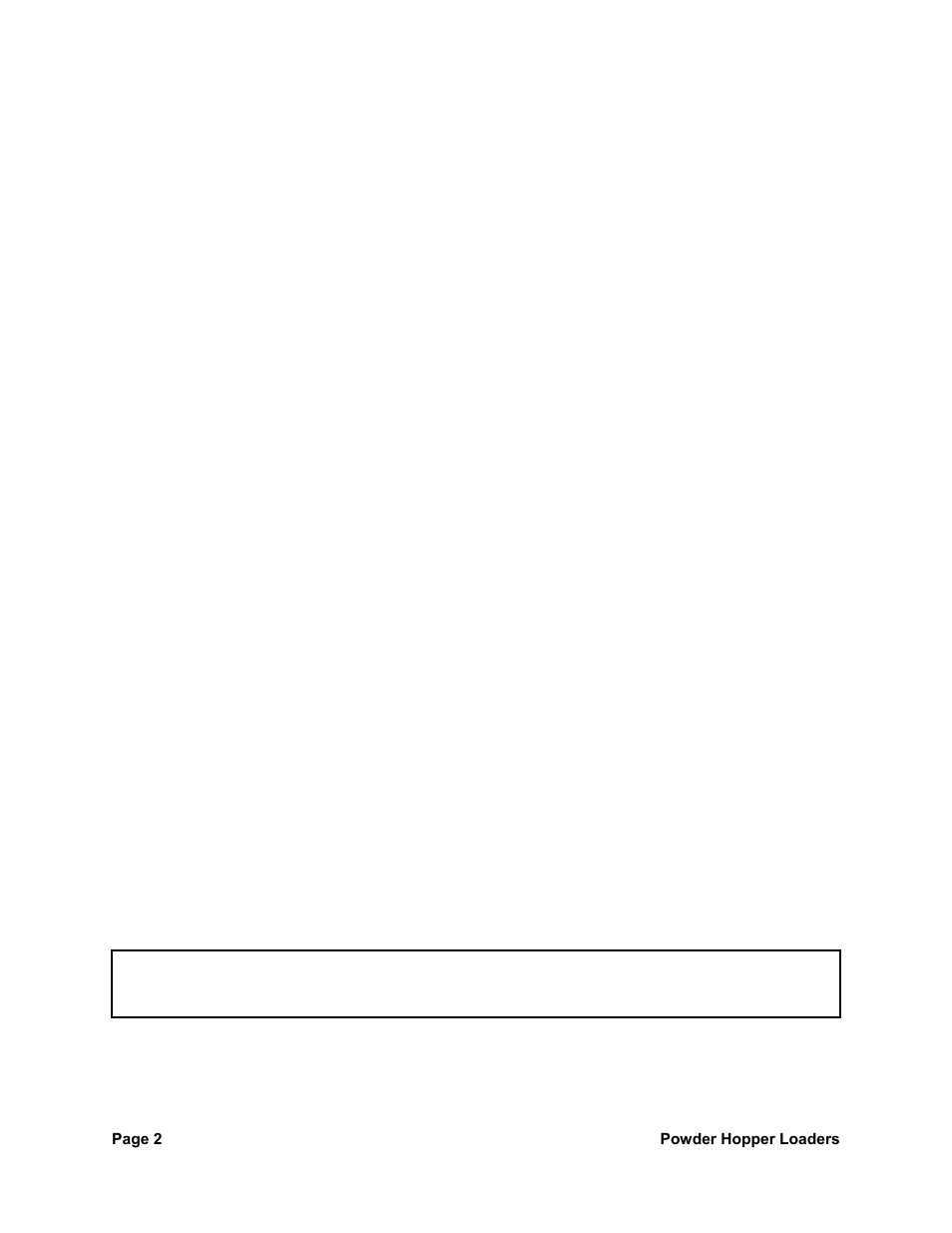 Sterlco SPL Series Powder Hopper Loader User Manual | Page 2 / 43