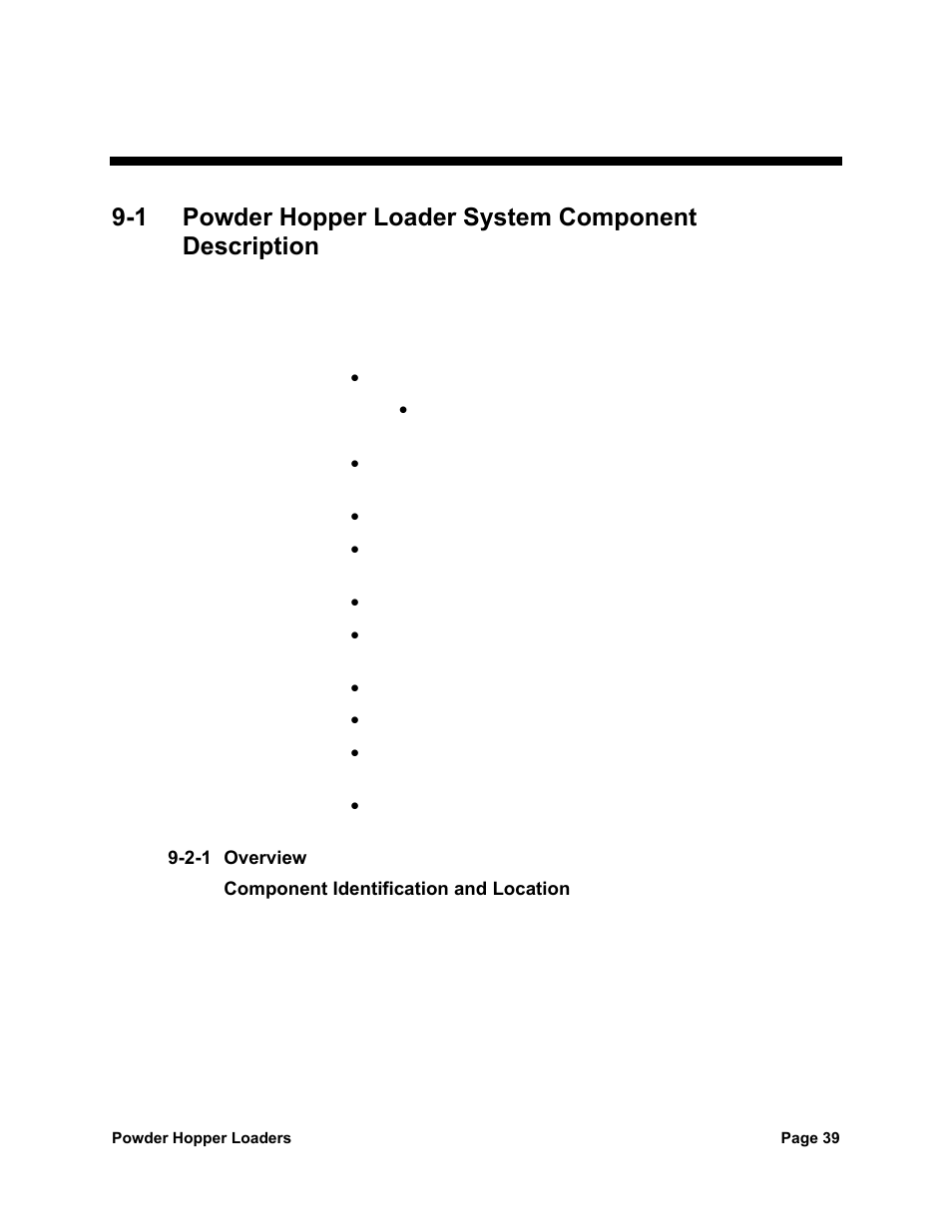9 spare parts | Sterlco SPL Series Powder Hopper Loader User Manual | Page 39 / 43