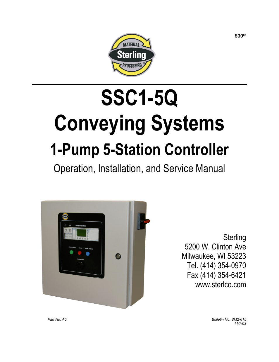 Sterlco SSC Conveying Systems User Manual | 39 pages