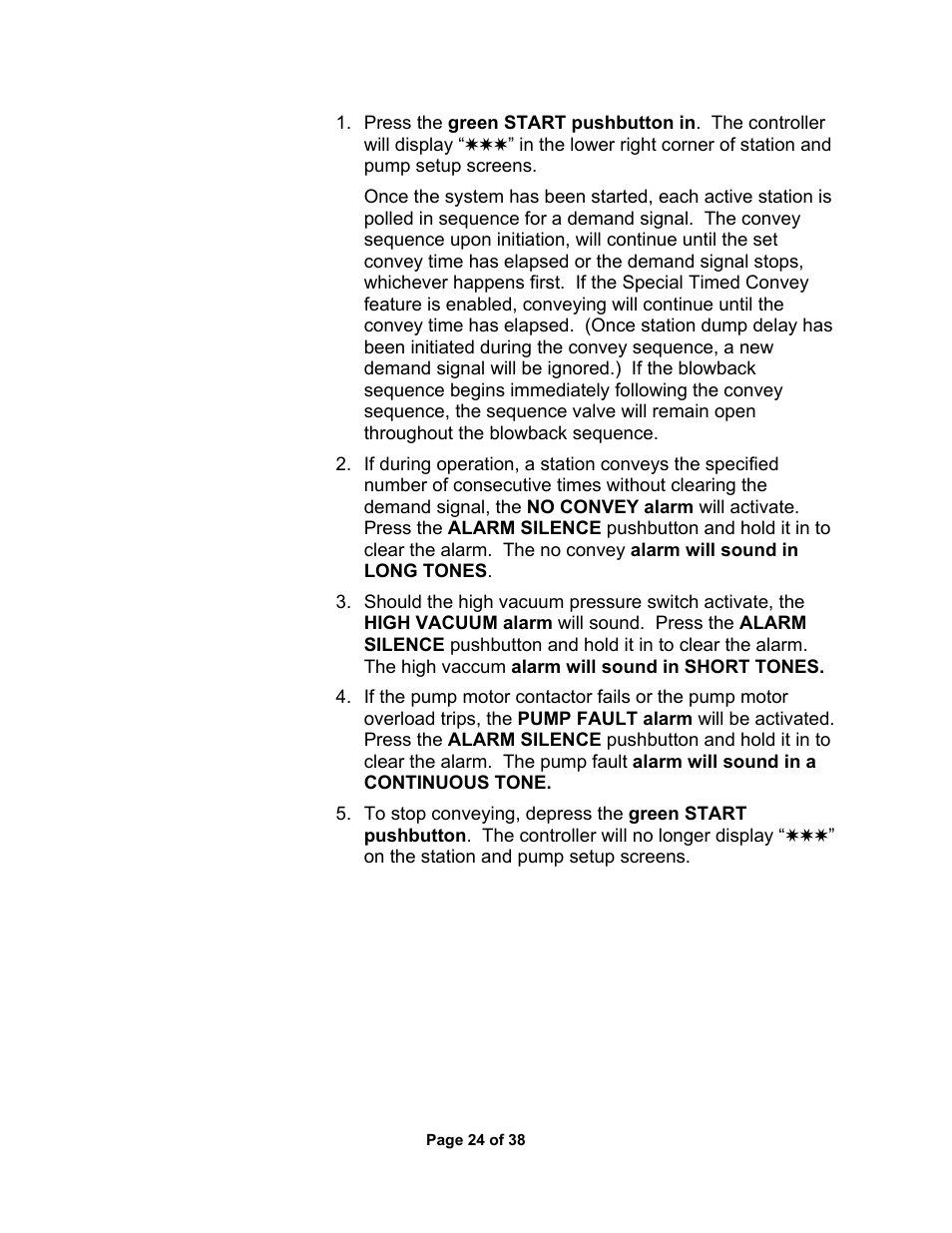 Sterlco SSC Conveying Systems User Manual | Page 25 / 39