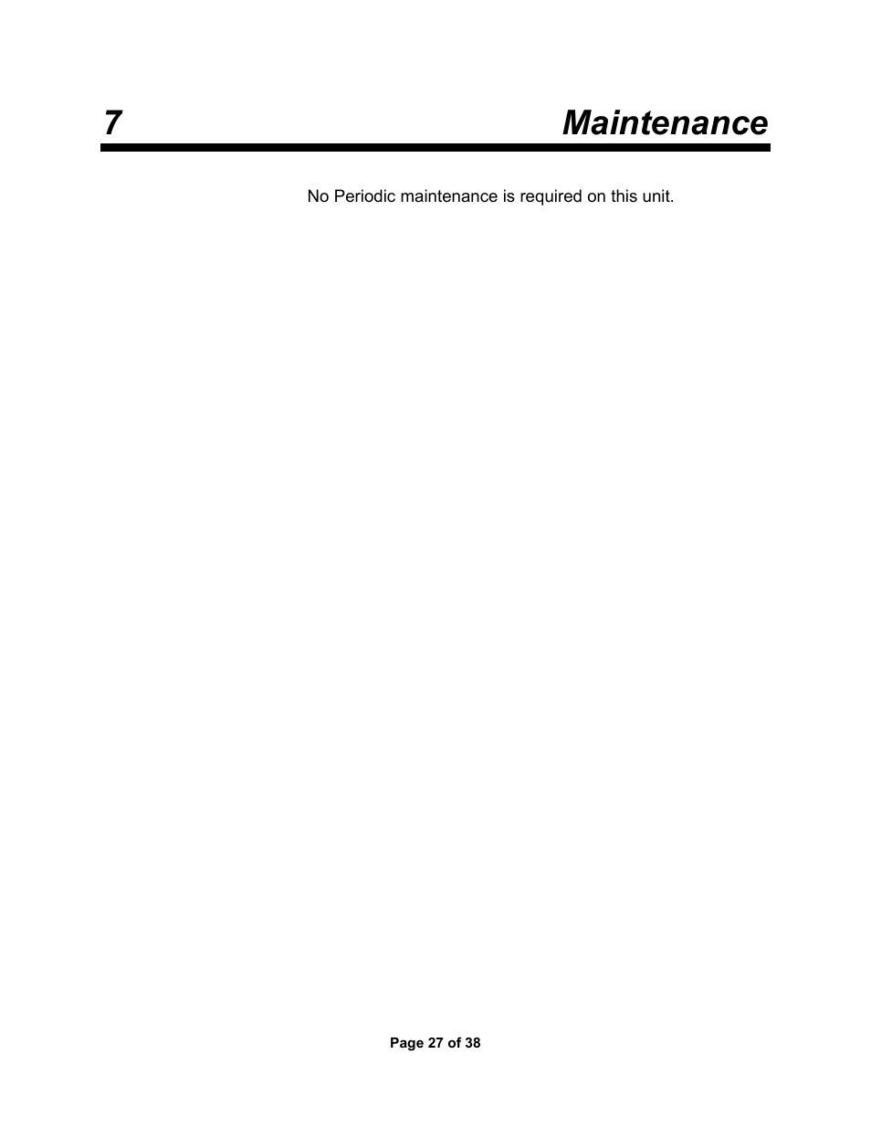 8 troubleshooting, 7maintenance | Sterlco SSC Conveying Systems User Manual | Page 28 / 39