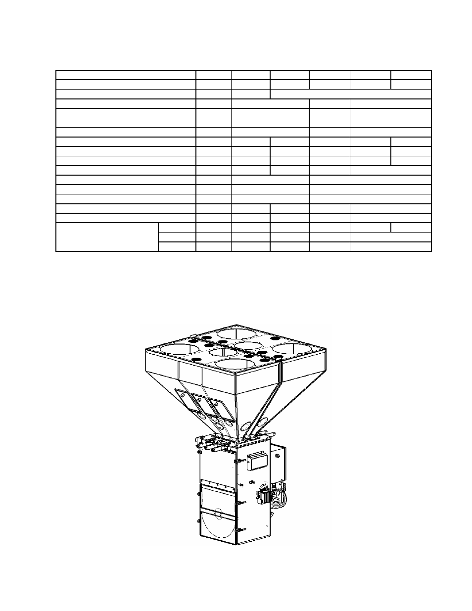 Figure 3: typical blender assembly | Sterlco SGBD Series Batch Gravimetric Blenders User Manual | Page 14 / 101