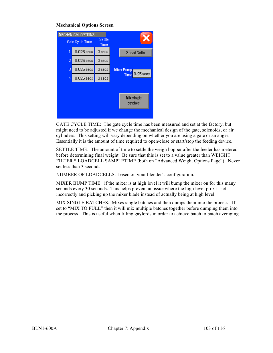Sterlco SGBD Series Batch Gravimetric Blenders User Manual | Page 103 / 116