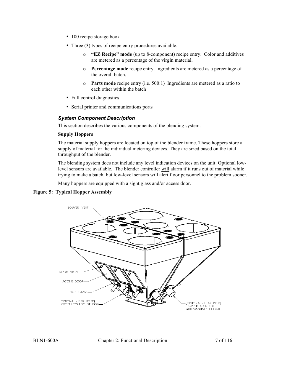 Sterlco SGBD Series Batch Gravimetric Blenders User Manual | Page 17 / 116