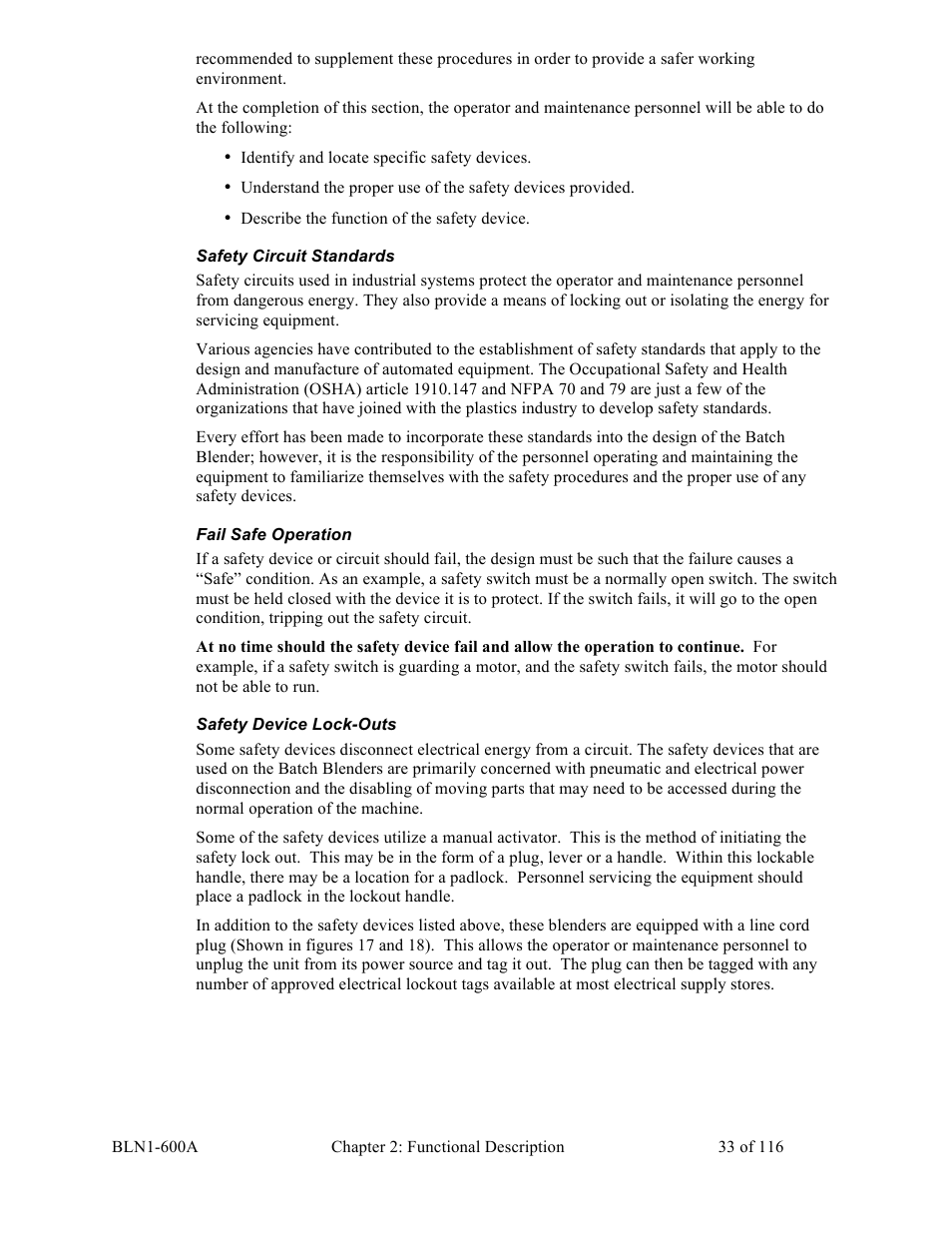 Sterlco SGBD Series Batch Gravimetric Blenders User Manual | Page 33 / 116