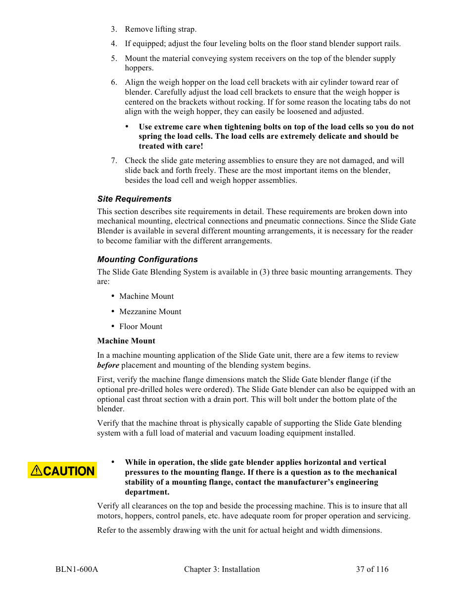 Sterlco SGBD Series Batch Gravimetric Blenders User Manual | Page 37 / 116