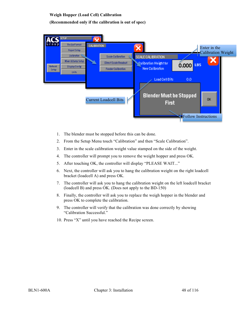 Sterlco SGBD Series Batch Gravimetric Blenders User Manual | Page 48 / 116