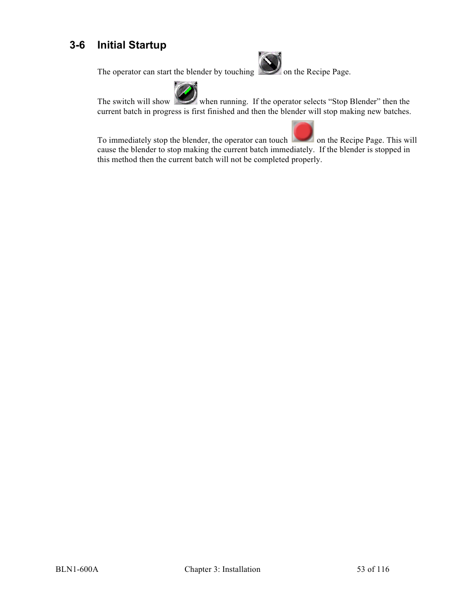 6 initial startup | Sterlco SGBD Series Batch Gravimetric Blenders User Manual | Page 53 / 116