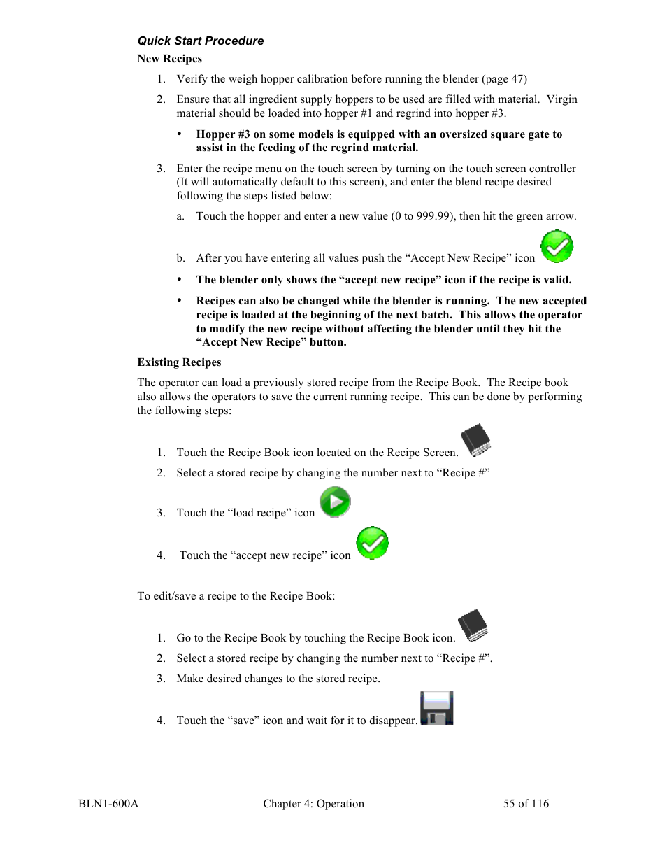 Sterlco SGBD Series Batch Gravimetric Blenders User Manual | Page 55 / 116