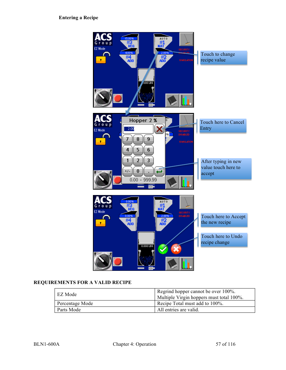 Sterlco SGBD Series Batch Gravimetric Blenders User Manual | Page 57 / 116