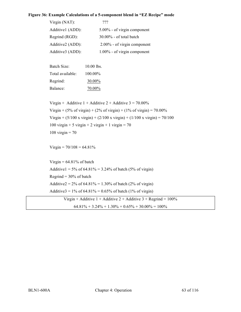 Sterlco SGBD Series Batch Gravimetric Blenders User Manual | Page 63 / 116