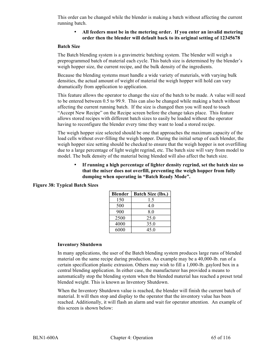 Sterlco SGBD Series Batch Gravimetric Blenders User Manual | Page 65 / 116