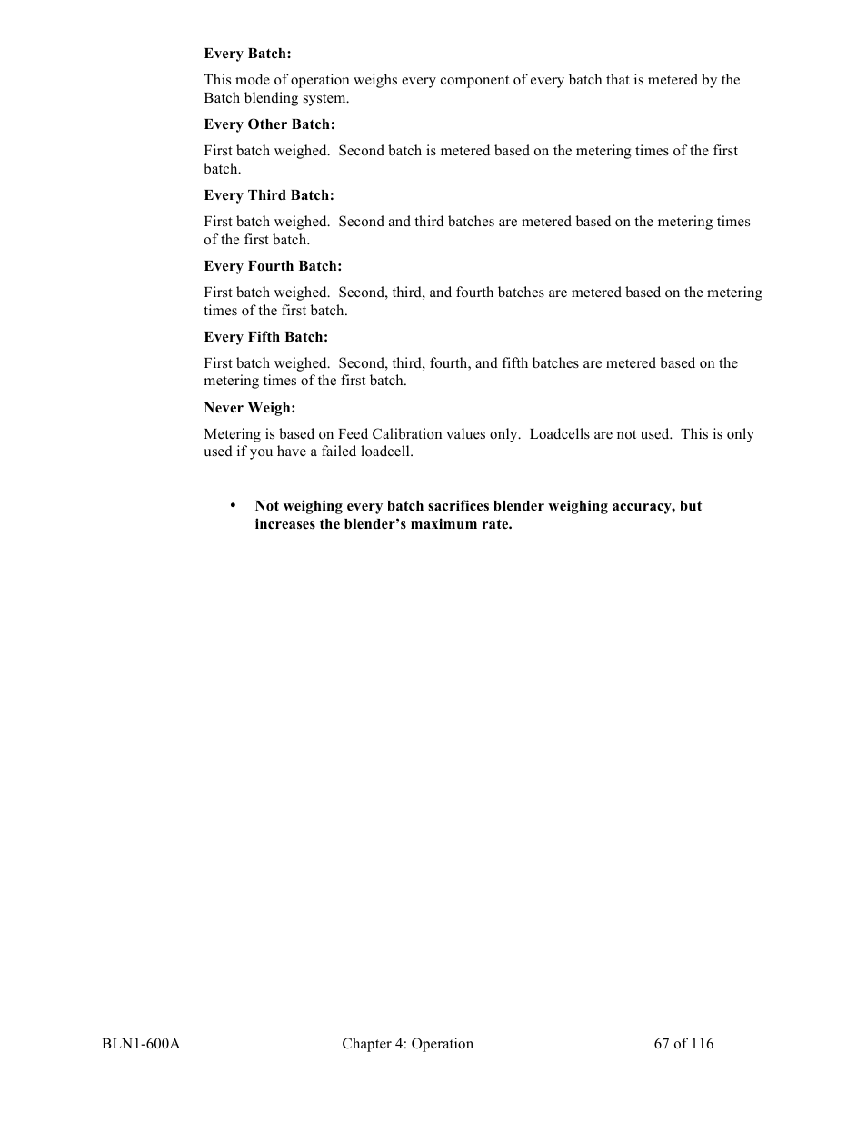 Sterlco SGBD Series Batch Gravimetric Blenders User Manual | Page 67 / 116