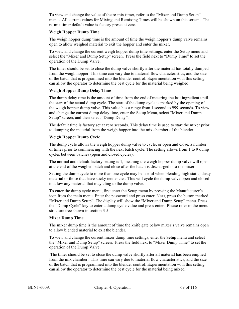 Sterlco SGBD Series Batch Gravimetric Blenders User Manual | Page 69 / 116