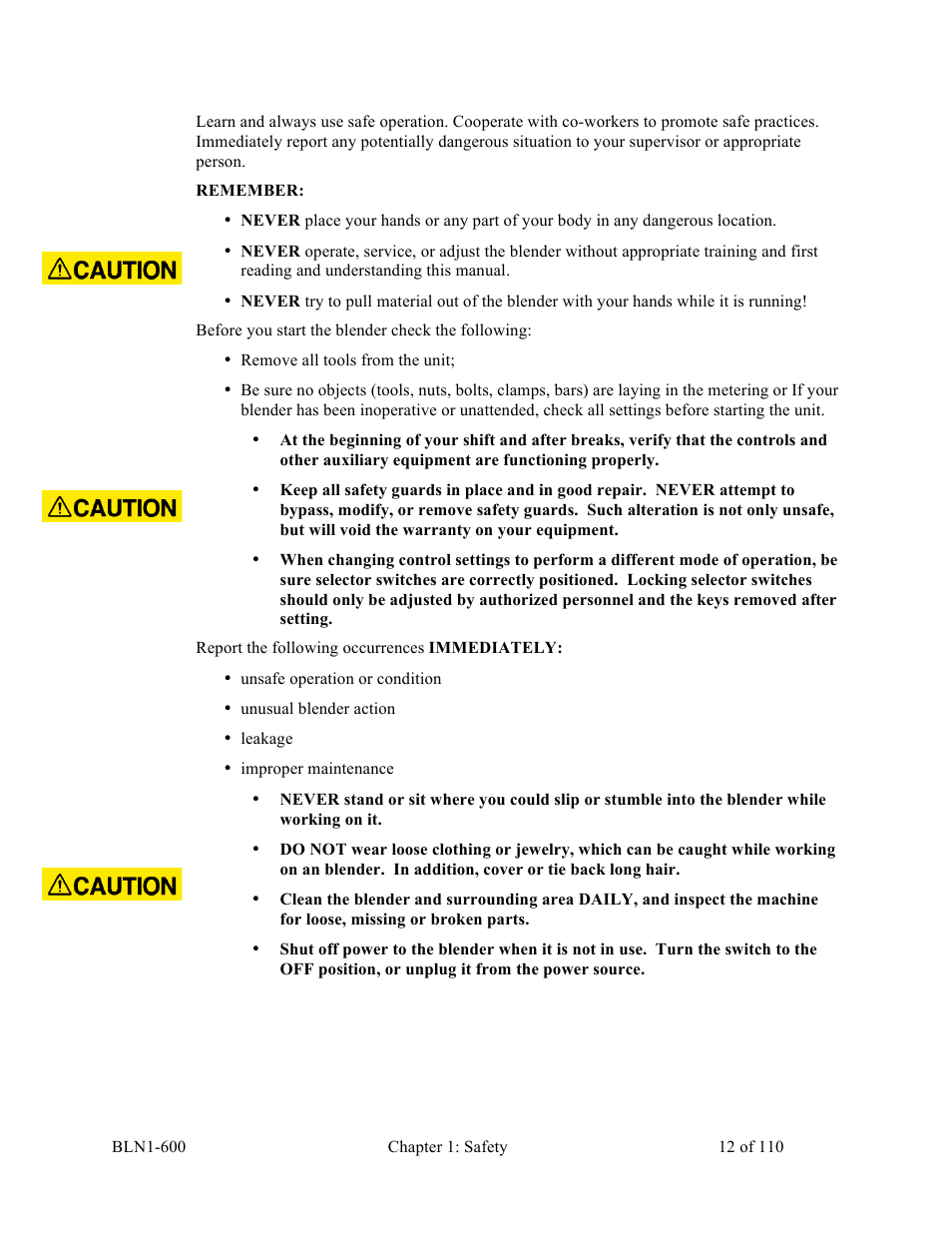 Sterlco SGBD Series Batch Gravimetric Blenders User Manual | Page 12 / 110