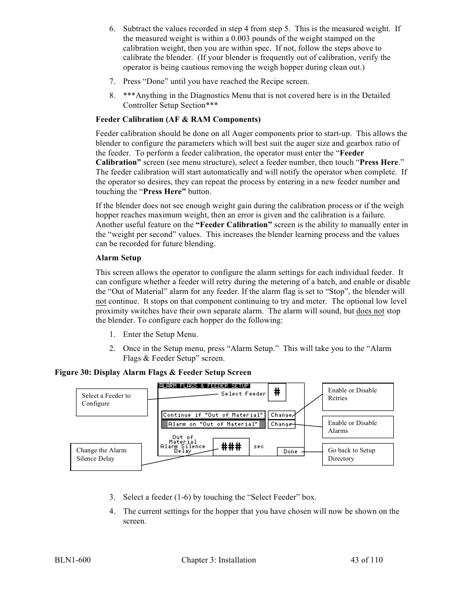 Sterlco SGBD Series Batch Gravimetric Blenders User Manual | Page 43 / 110