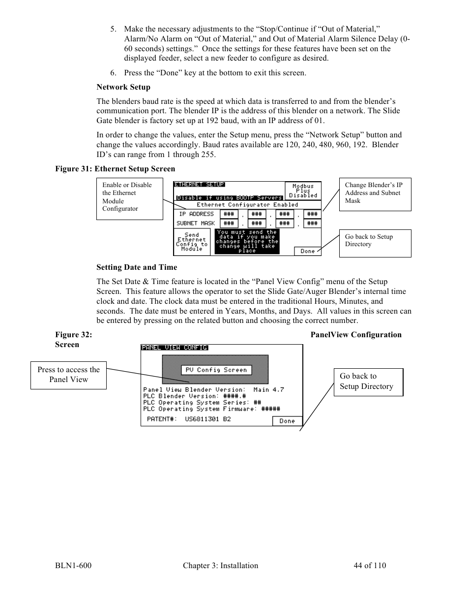 Sterlco SGBD Series Batch Gravimetric Blenders User Manual | Page 44 / 110