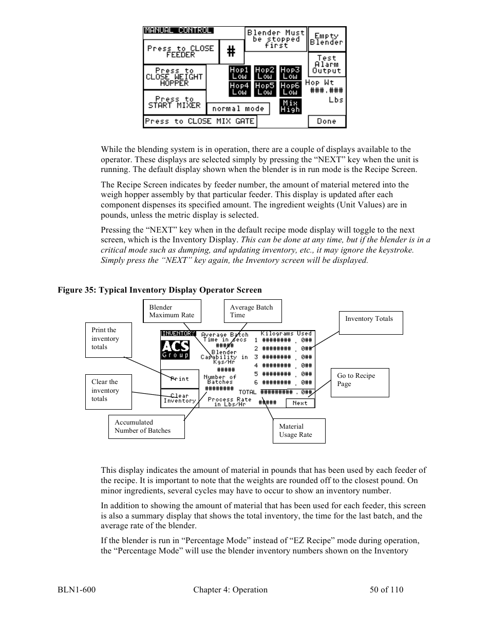 Sterlco SGBD Series Batch Gravimetric Blenders User Manual | Page 50 / 110