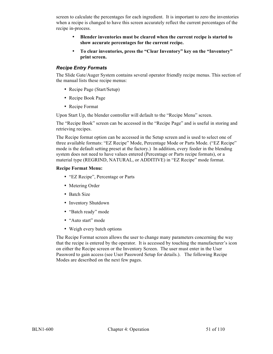 Sterlco SGBD Series Batch Gravimetric Blenders User Manual | Page 51 / 110