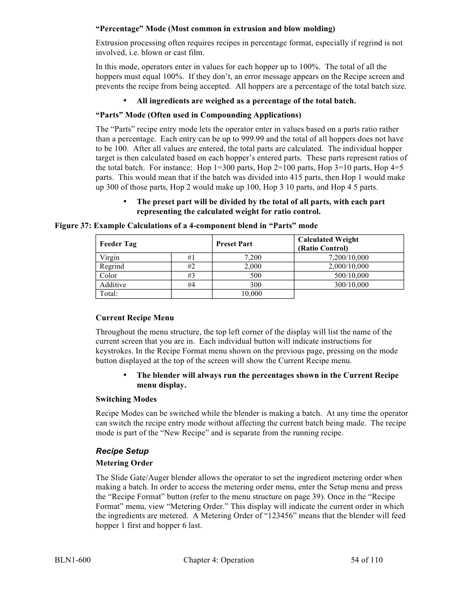 Sterlco SGBD Series Batch Gravimetric Blenders User Manual | Page 54 / 110