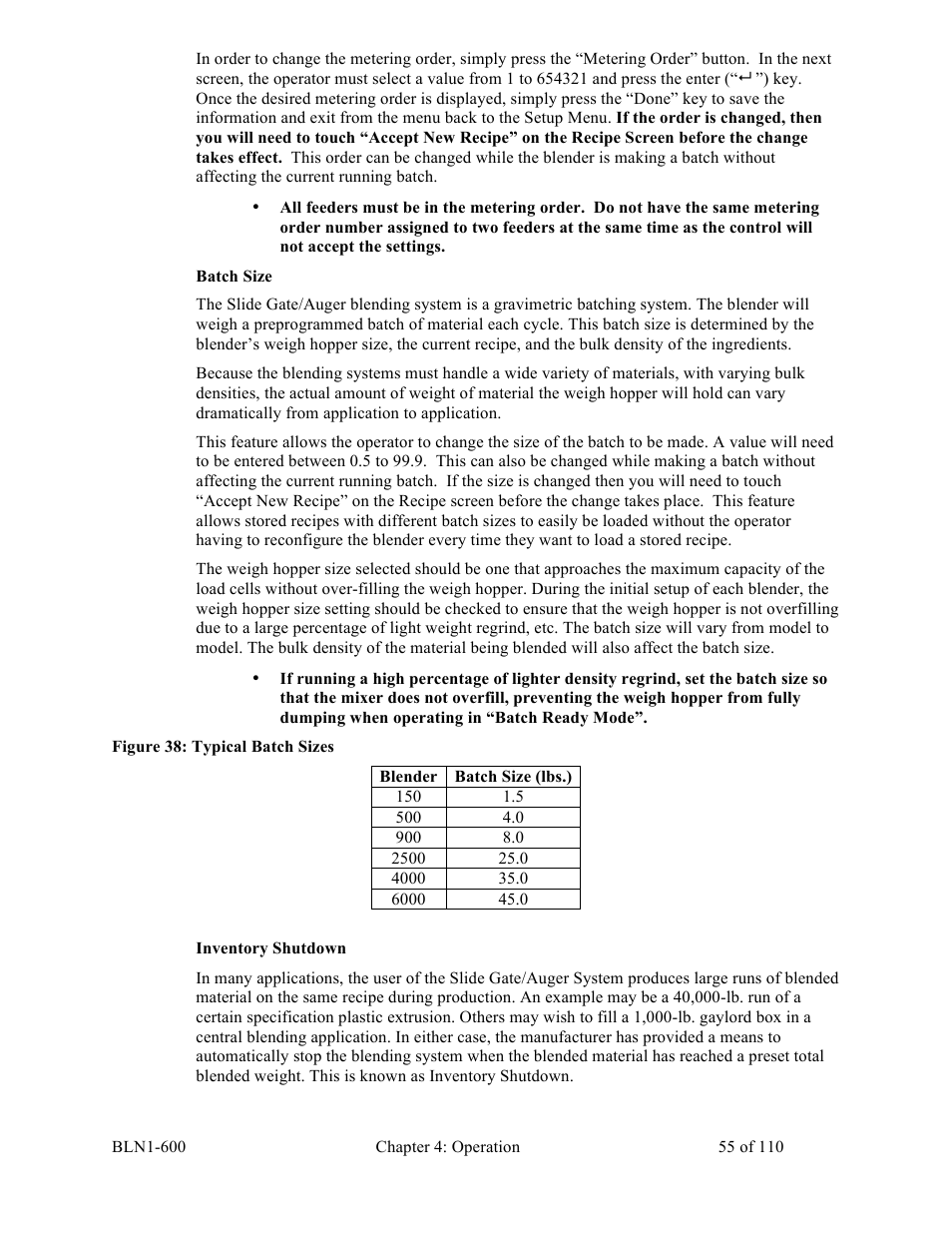 Sterlco SGBD Series Batch Gravimetric Blenders User Manual | Page 55 / 110