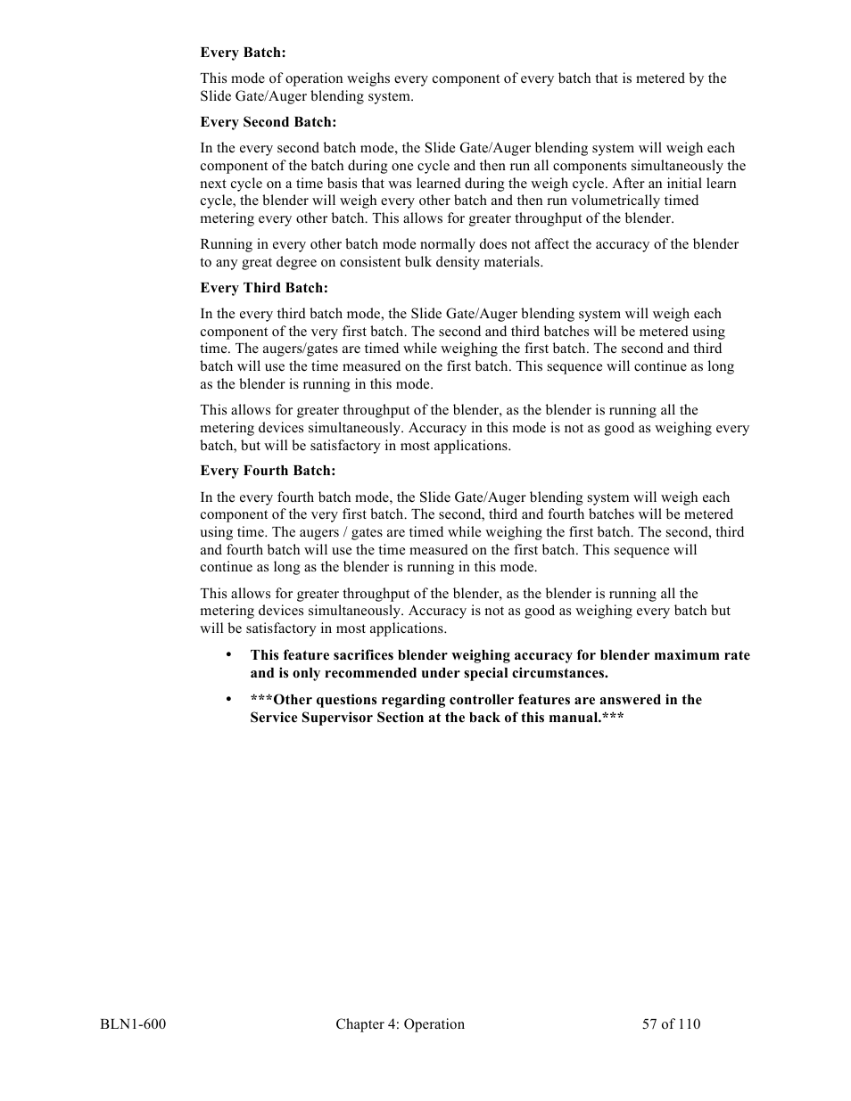 Sterlco SGBD Series Batch Gravimetric Blenders User Manual | Page 57 / 110