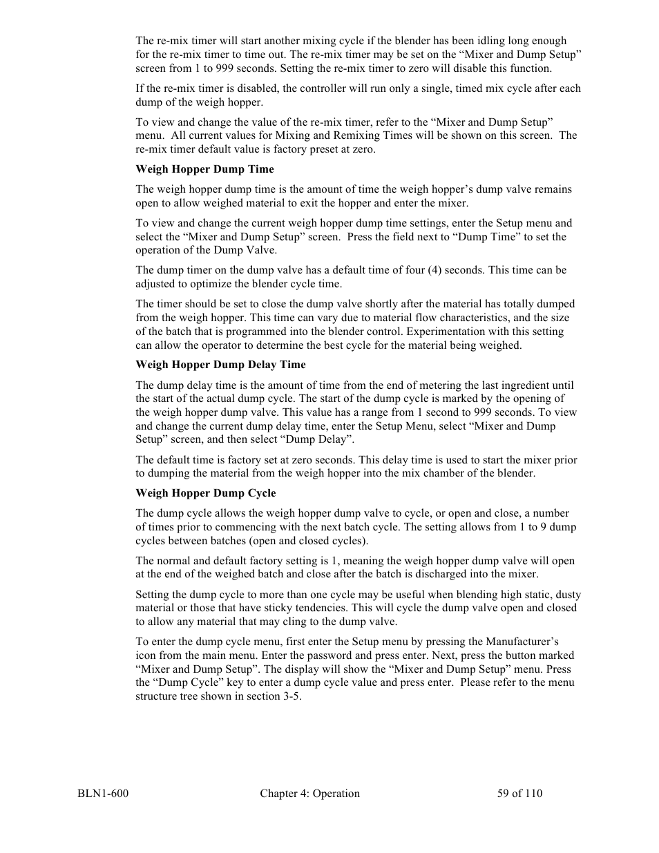 Sterlco SGBD Series Batch Gravimetric Blenders User Manual | Page 59 / 110