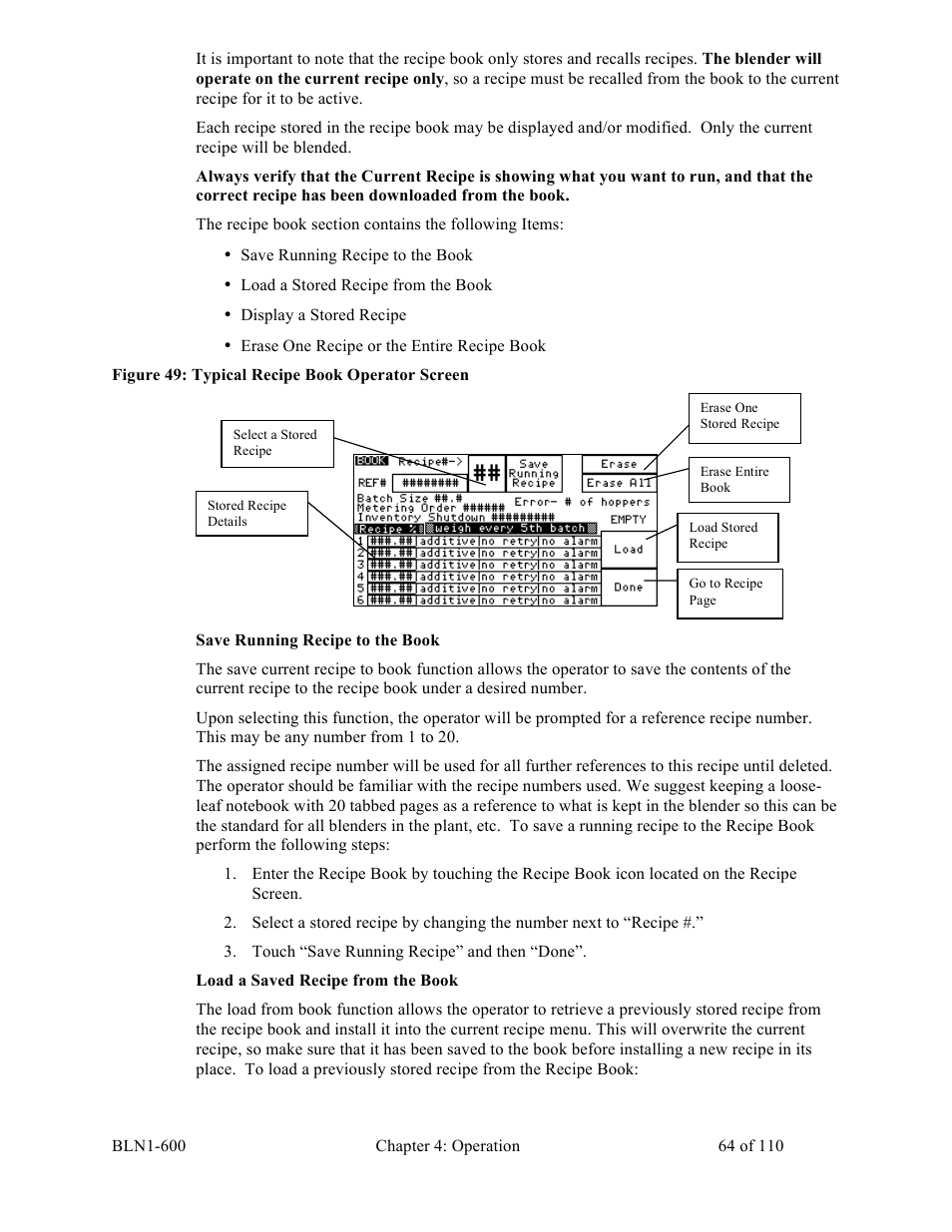 Sterlco SGBD Series Batch Gravimetric Blenders User Manual | Page 64 / 110