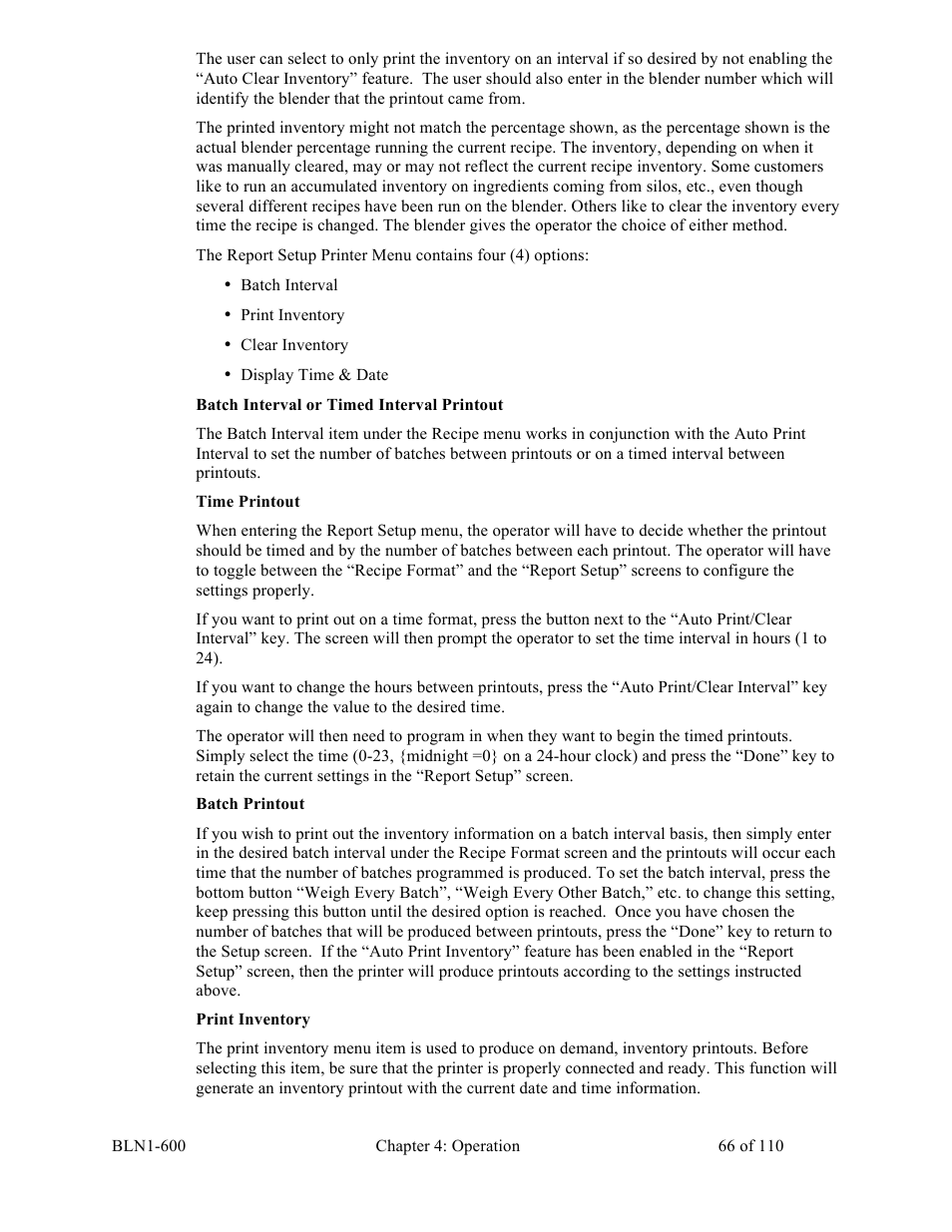 Sterlco SGBD Series Batch Gravimetric Blenders User Manual | Page 66 / 110