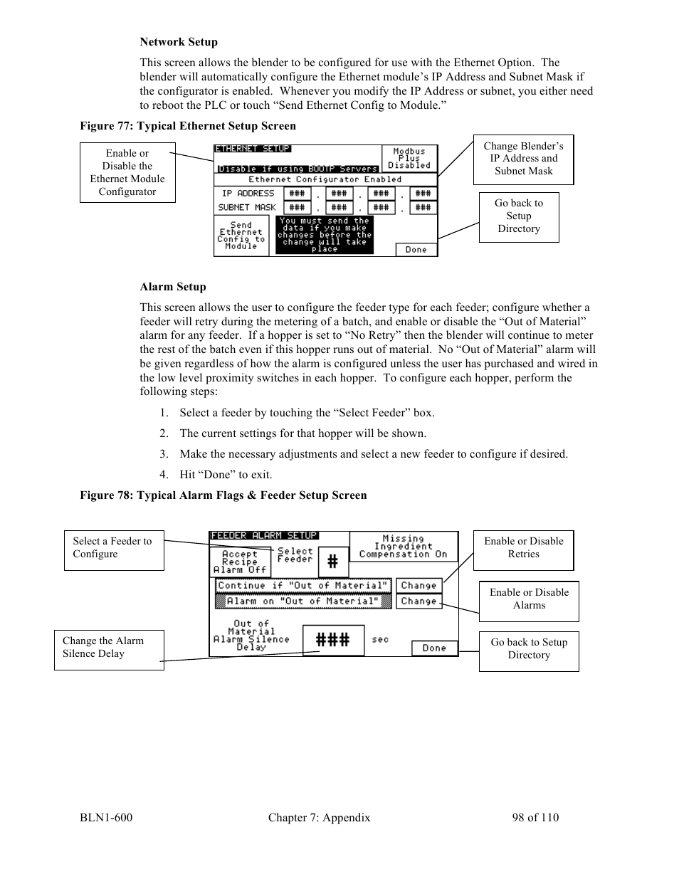 Sterlco SGBD Series Batch Gravimetric Blenders User Manual | Page 98 / 110