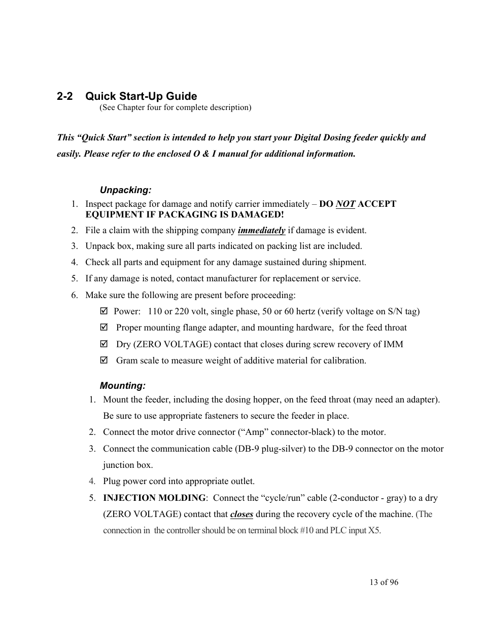 Sterlco SDD Series User Manual | Page 13 / 96