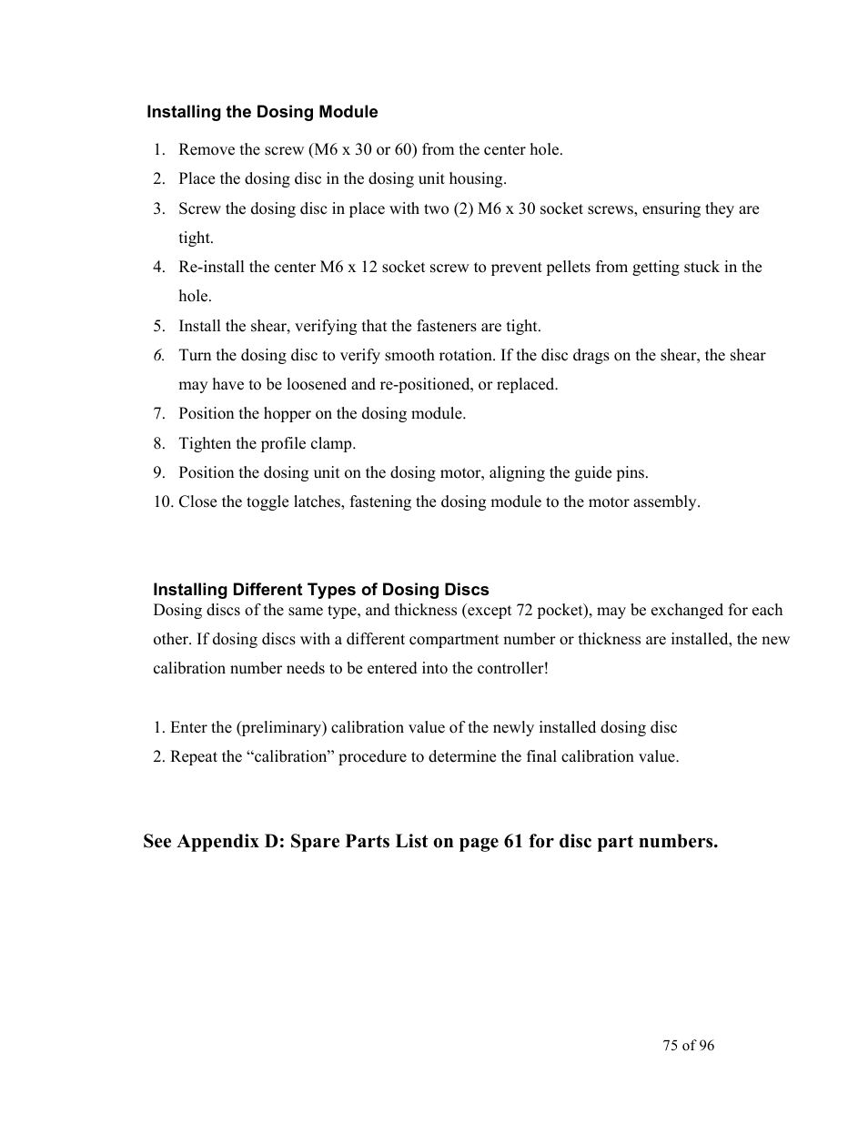 Sterlco SDD Series User Manual | Page 75 / 96