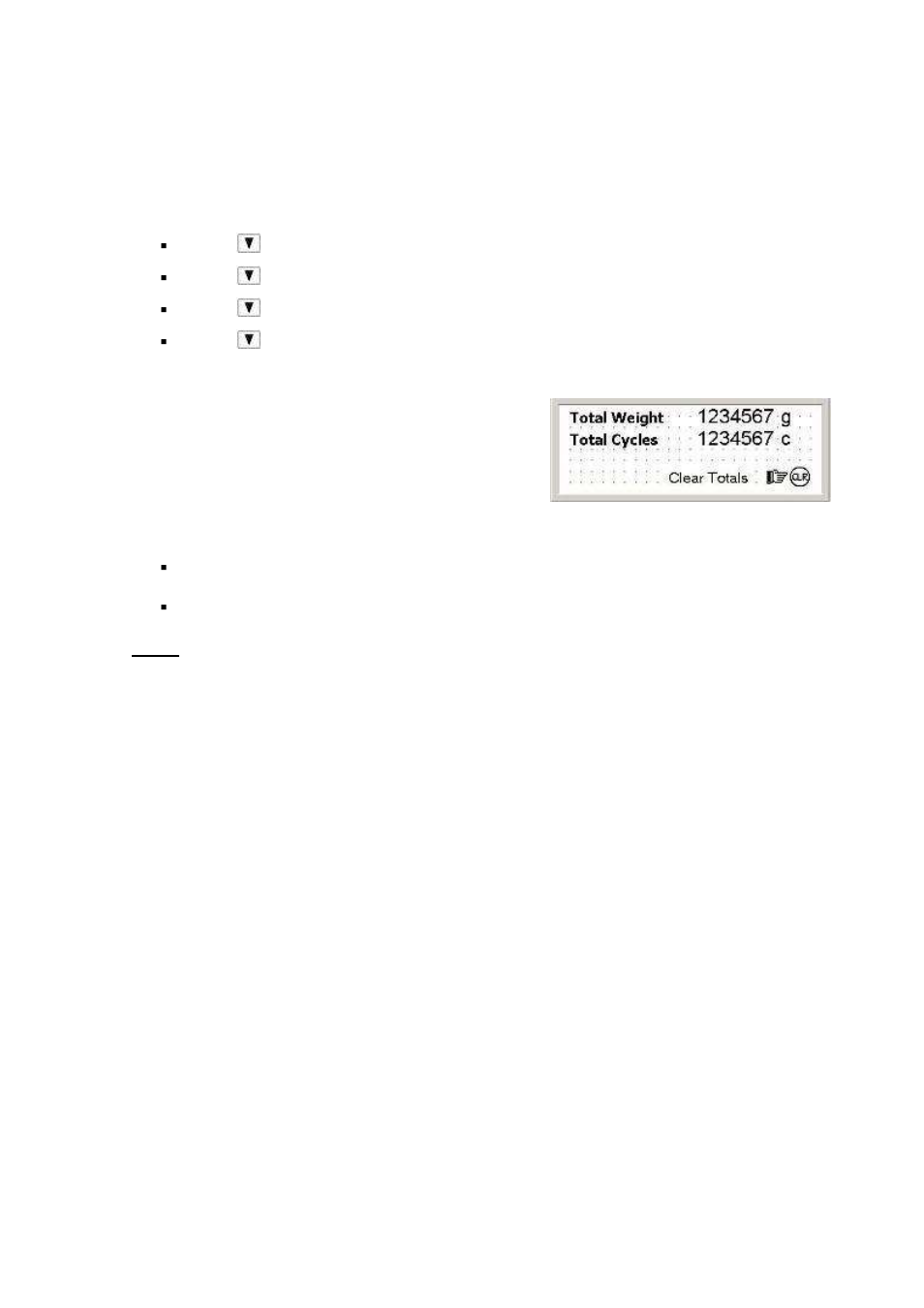 6 accumulated data display | Sterlco SF1000 Gravimetric Additive Feeder User Manual | Page 20 / 37