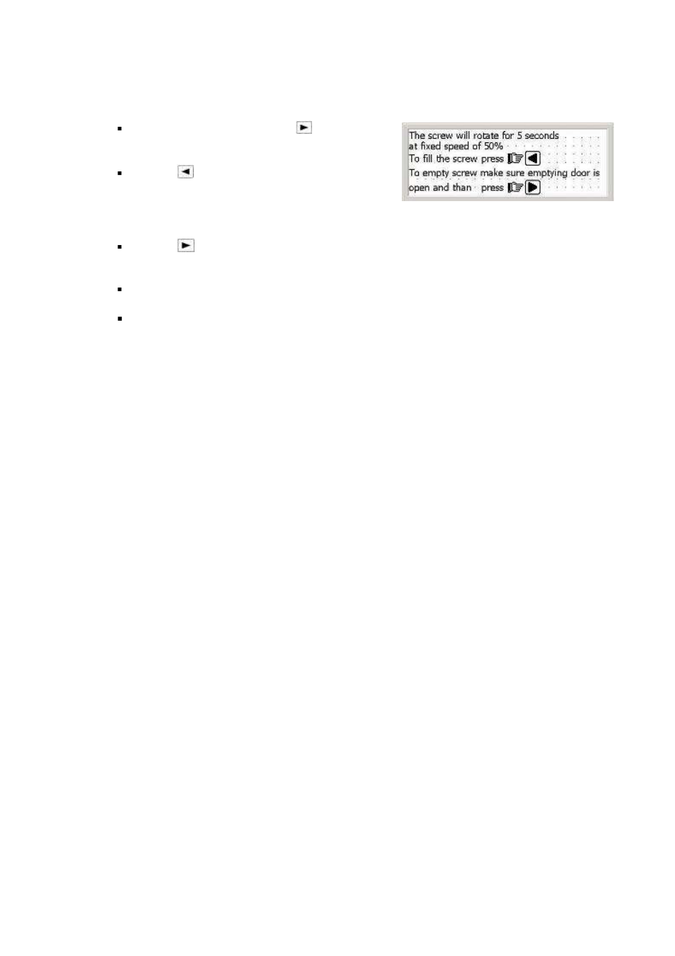 4 emptying / refilling the feeding screw | Sterlco SF1000 Gravimetric Additive Feeder User Manual | Page 25 / 37