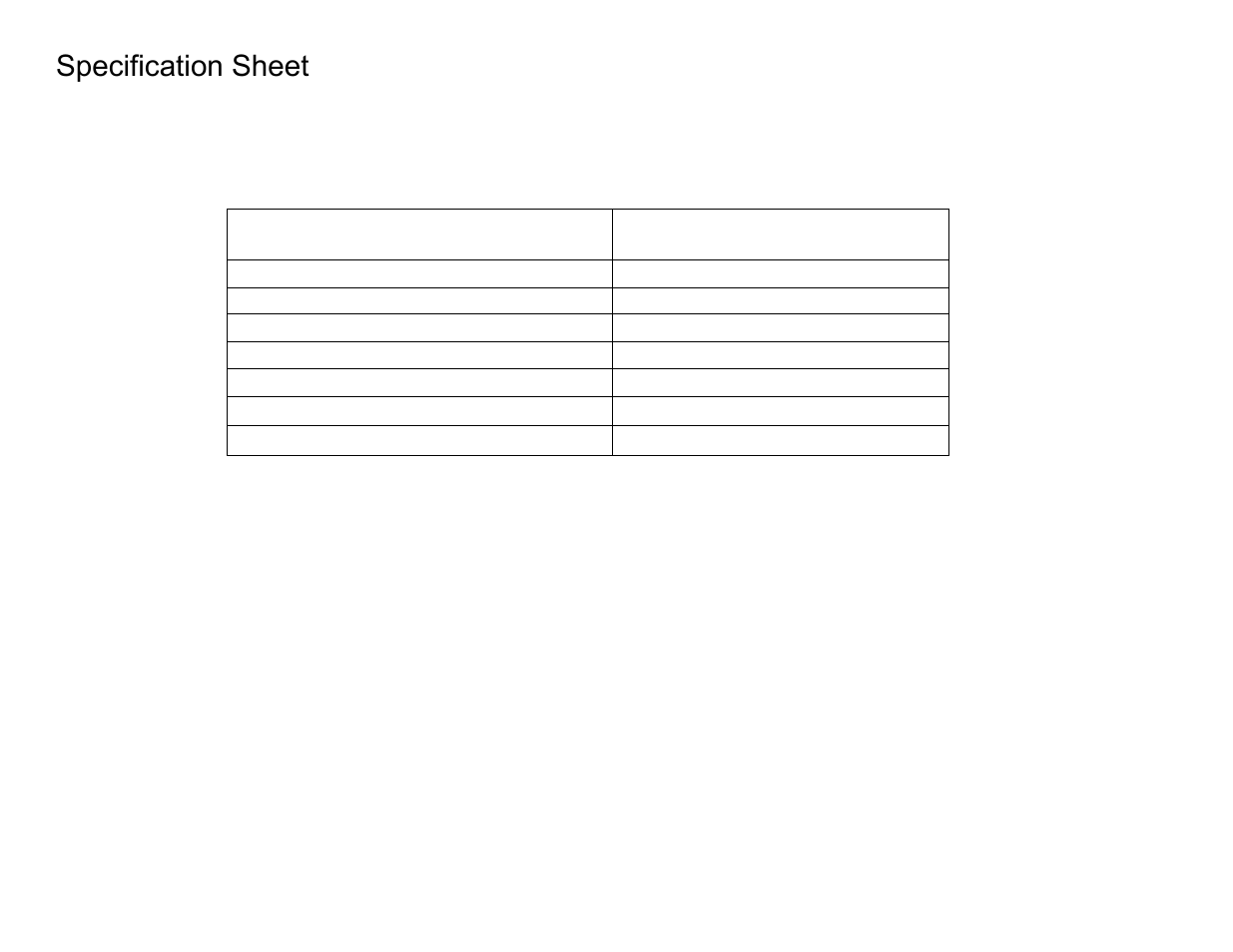Specification sheet | Sterlco S-150 Digital Dosing Controller User Manual | Page 66 / 79