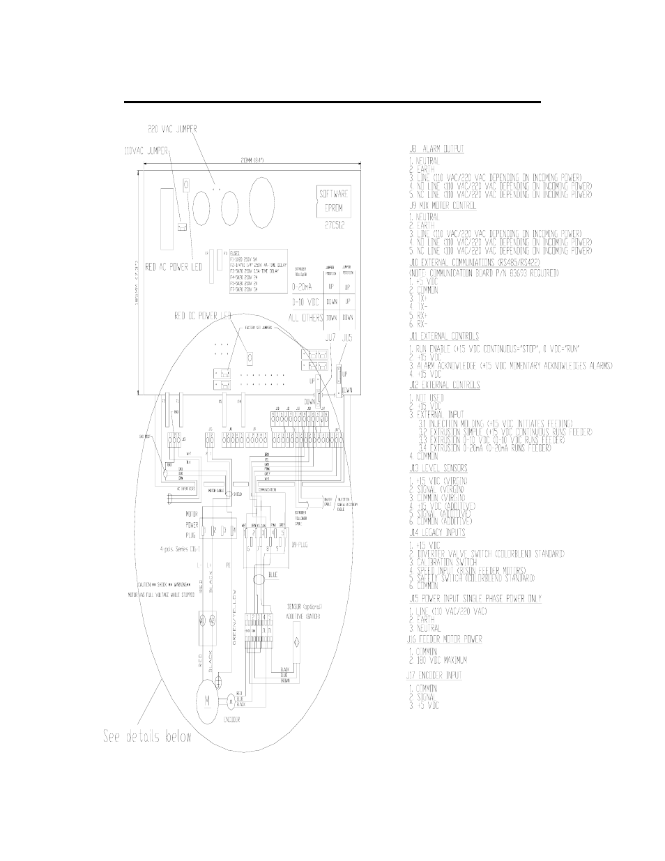 General wiring diagram for bauer motor | Sterlco S-150 Digital Dosing Controller User Manual | Page 73 / 79