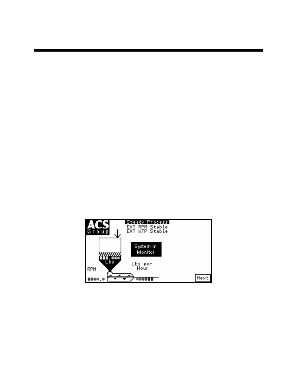 Chapter 4: operation | Sterlco GH-F Series Gravimetric Additive Feeder User Manual | Page 37 / 60