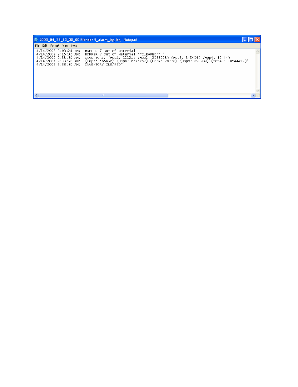 Sterlco A3 Blender Control and Data Acquisition Software User Manual | Page 103 / 126