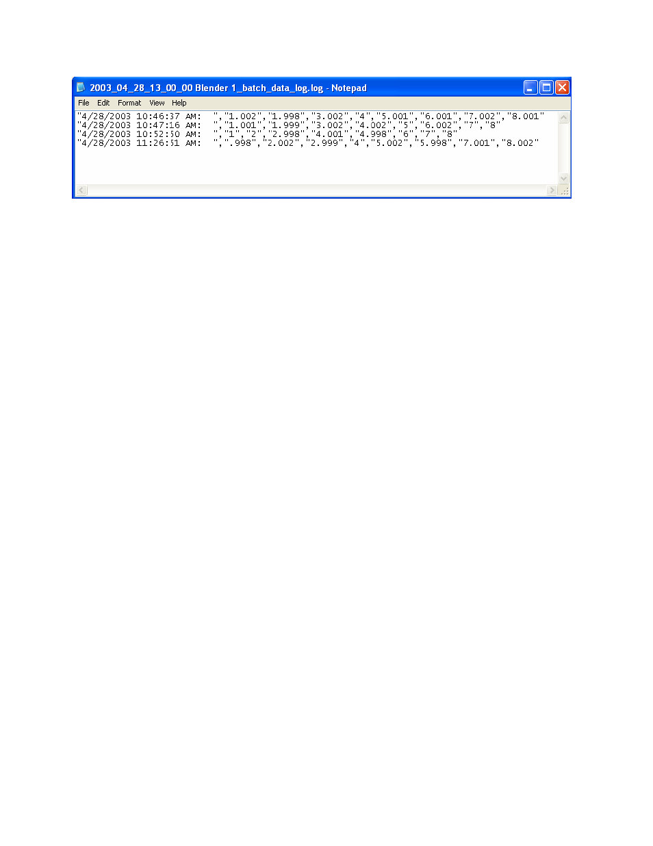 Sterlco A3 Blender Control and Data Acquisition Software User Manual | Page 105 / 126