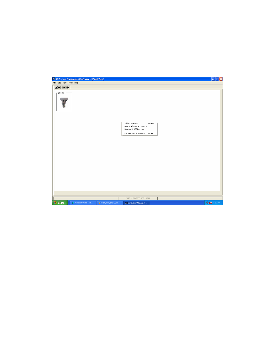 Sterlco A3 Blender Control and Data Acquisition Software User Manual | Page 46 / 126