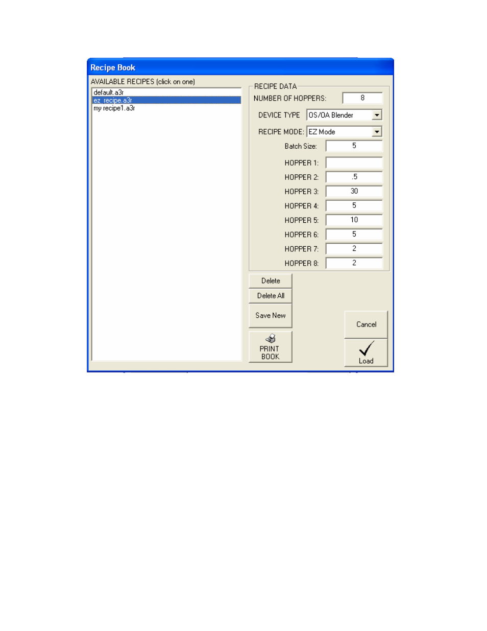 Sterlco A3 Blender Control and Data Acquisition Software User Manual | Page 63 / 126