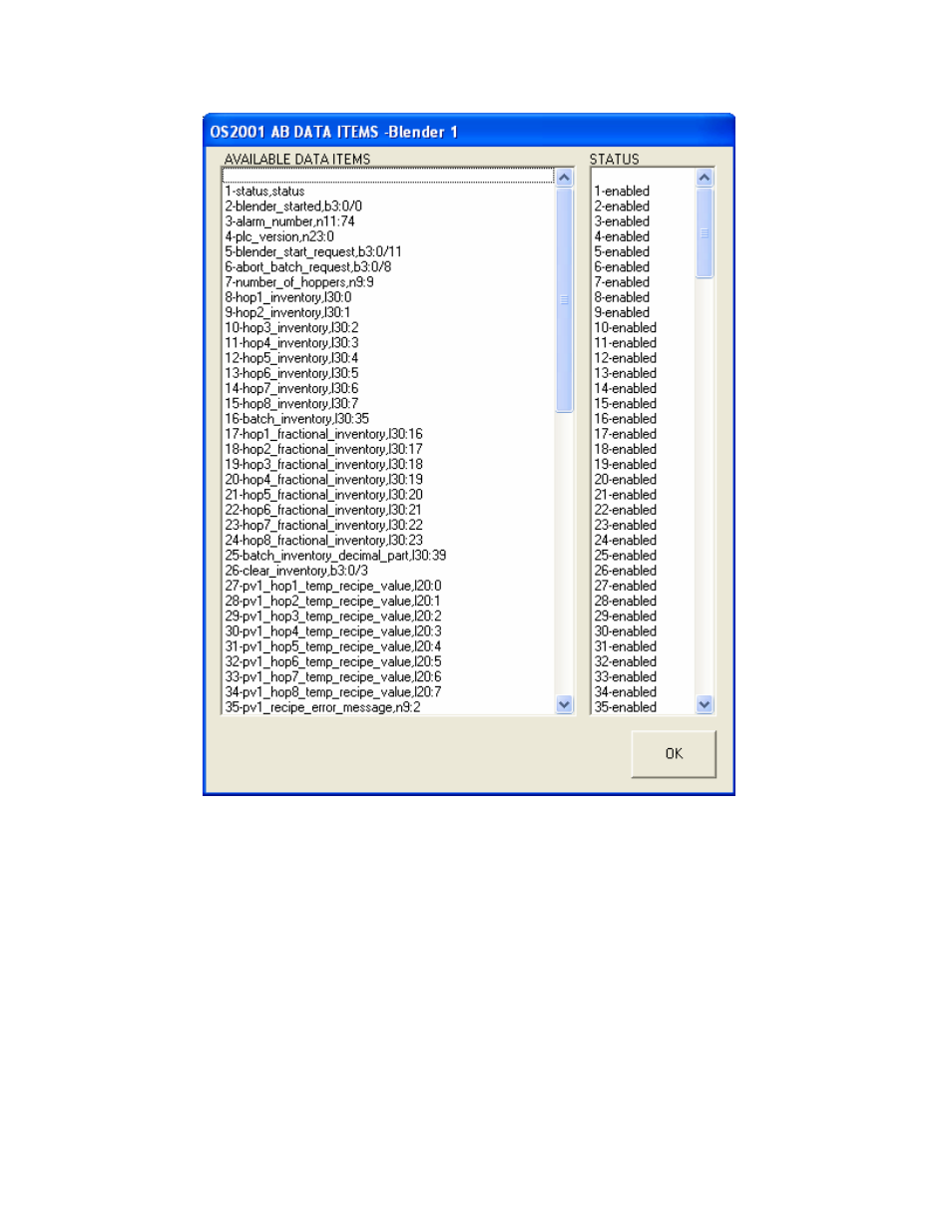 Sterlco A3 Blender Control and Data Acquisition Software User Manual | Page 68 / 126