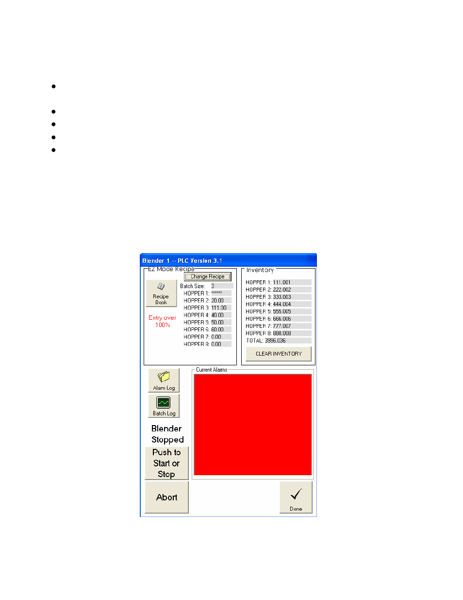 Sterlco A3 Blender Control and Data Acquisition Software User Manual | Page 88 / 126