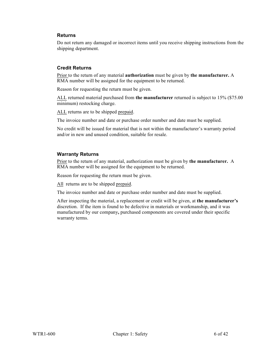 Sterlco SEU Series Economical Water TCU User Manual | Page 6 / 42