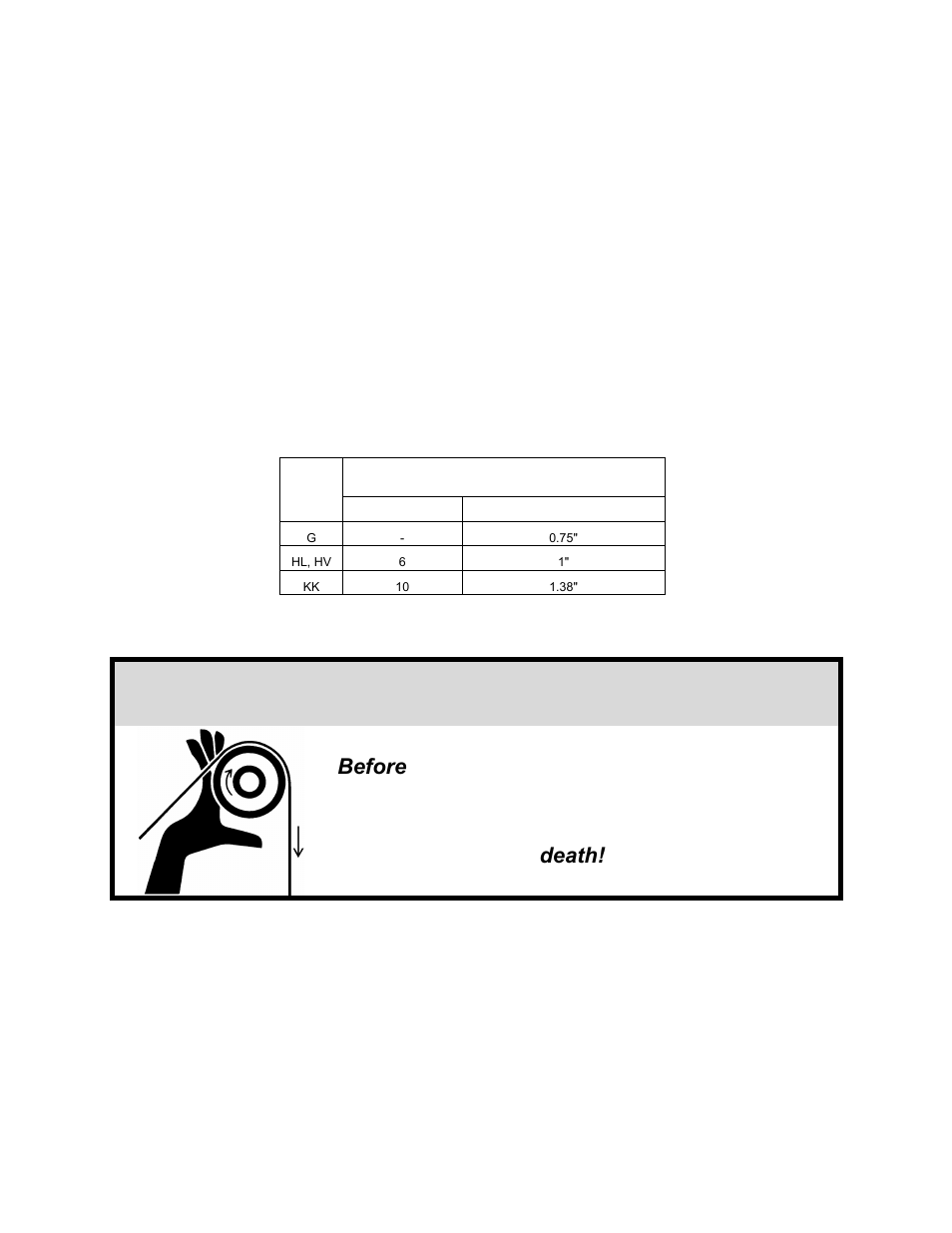 Warning | Sterlco Midsize User Manual | Page 42 / 59