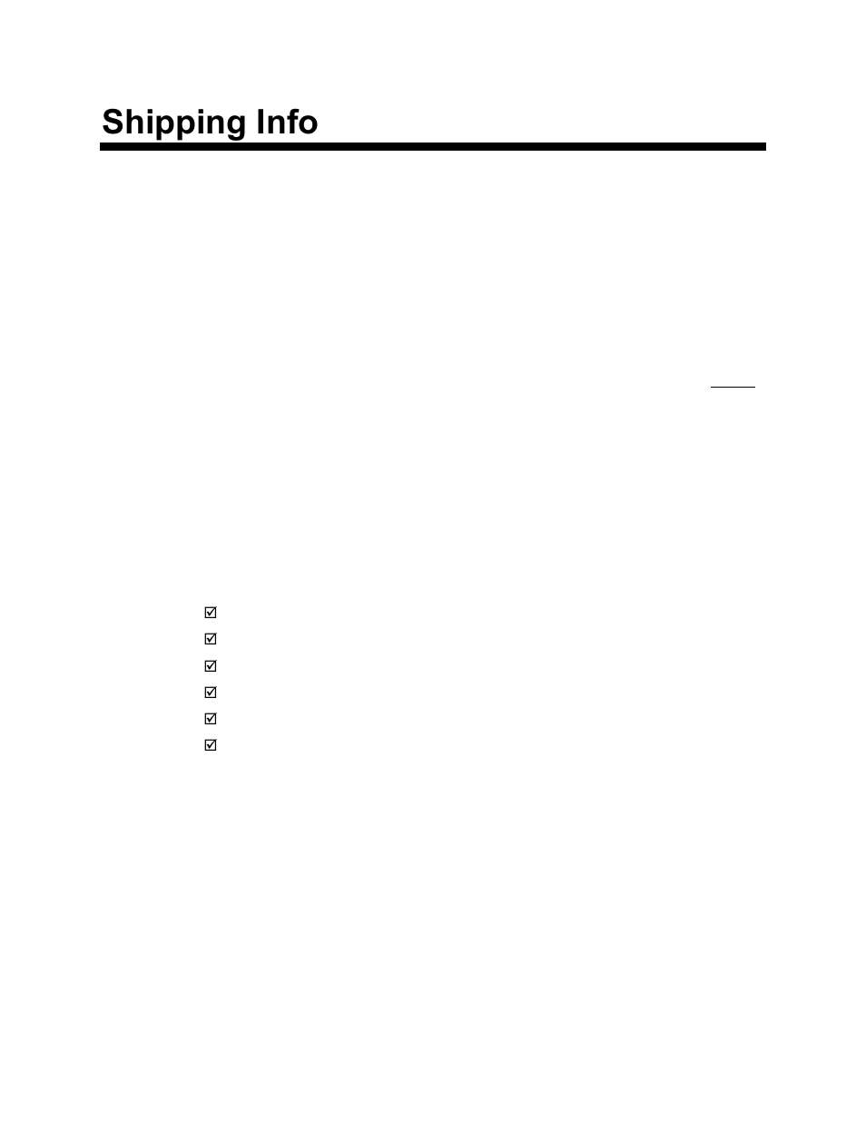 Shipping info | Sterlco Upright High Temperature Heat Transfer User Manual | Page 2 / 49