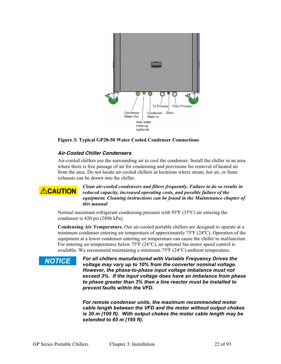 Sterlco GP Series 5-15 HP Portable Chillers User Manual | Page 22 / 93