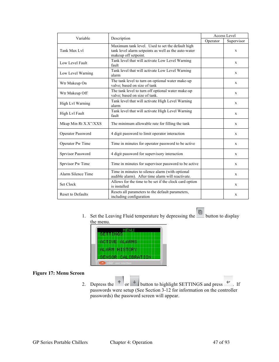 Sterlco GP Series 20-60 HP Packaged Chillers User Manual | Page 47 / 93