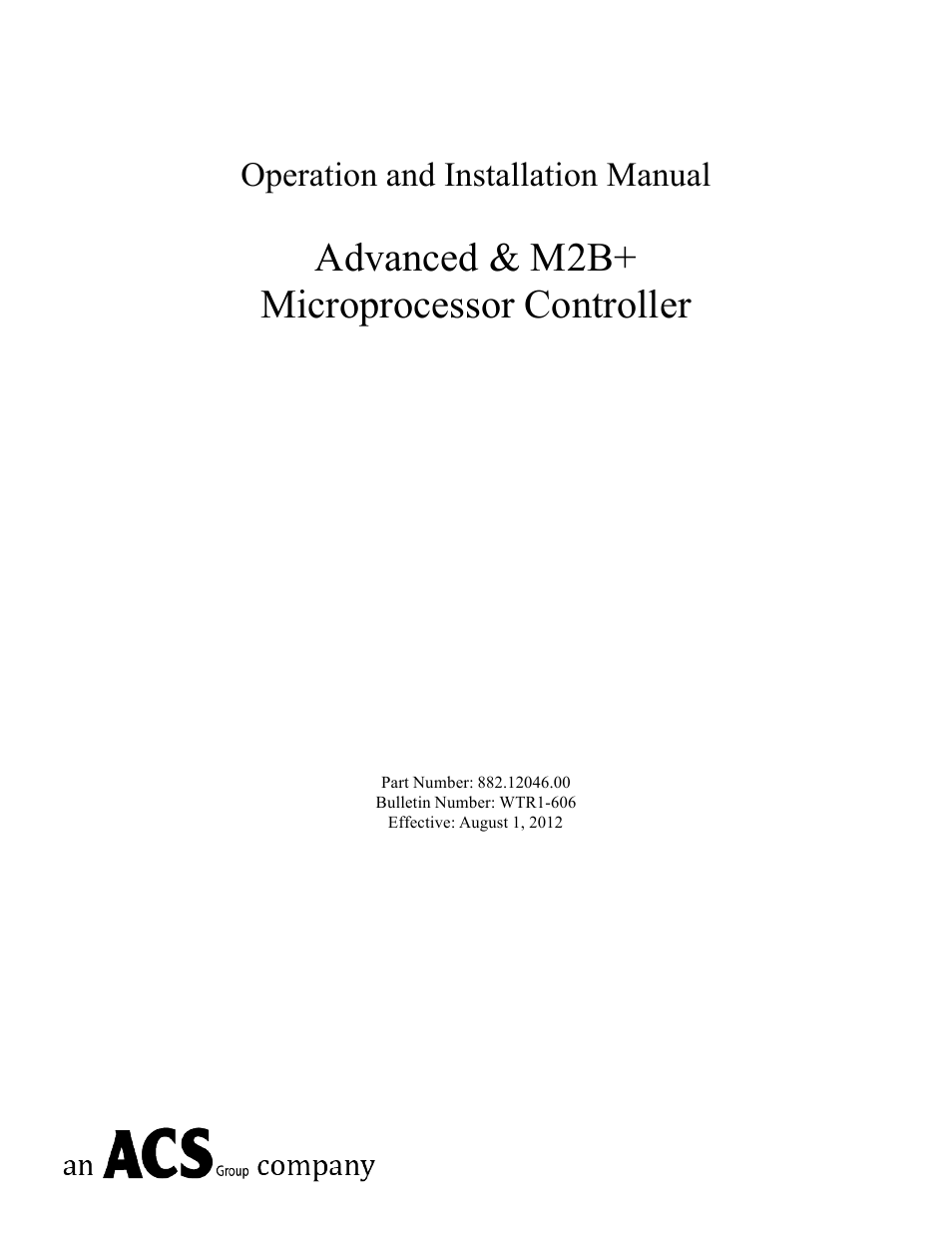 Sterlco M2B+ Controller User Manual | 68 pages